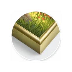 1 Goudkl. Aluminium Kaderlijsten 24 X 18 Cm