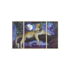 Afrika - Jager In De Nacht - Schipper Drieluik 50 X 80 Cm