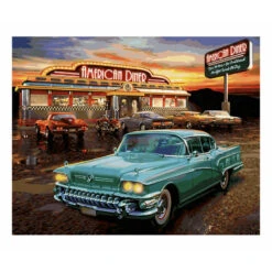American Diner - Schipper 40 X 50 Cm