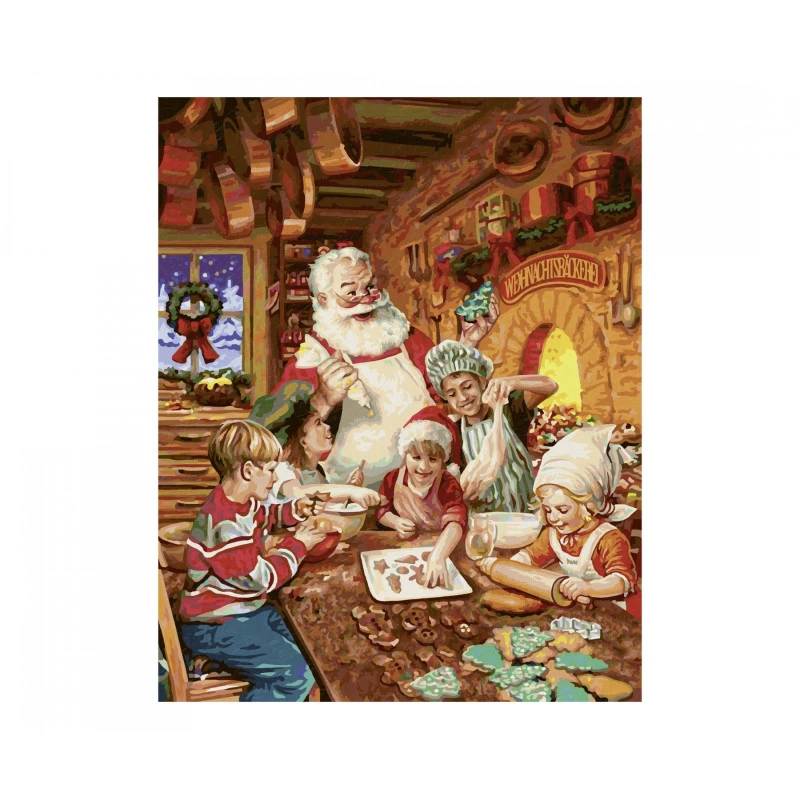 Bakken Voor Kerstmis - Schipper 40 X 50 Cm