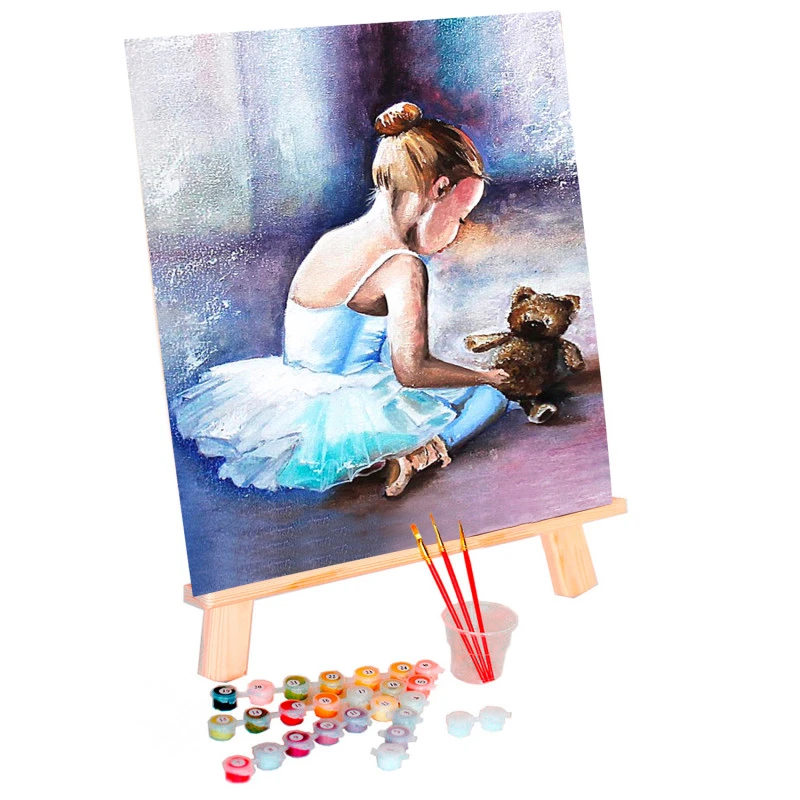 Ballerina - ITZ Schilderen Op Nummer 40 X 50 Cm - Afbeelding 2