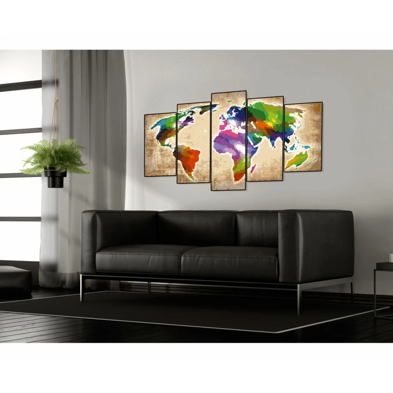 Colorful World - Schipper Vijfluik 72 X 132 Cm - Afbeelding 3