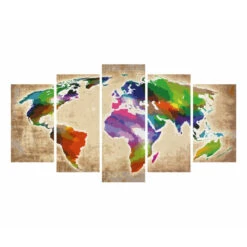 Colorful World - Schipper Vijfluik 72 X 132 Cm