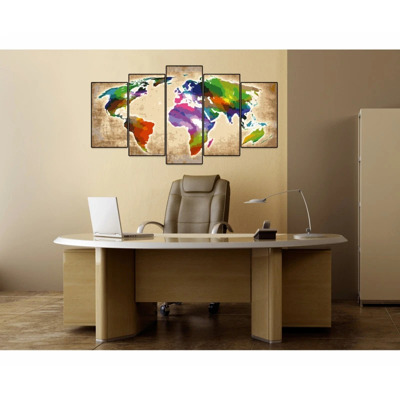 Colorful World - Schipper Vijfluik 72 X 132 Cm - Afbeelding 4