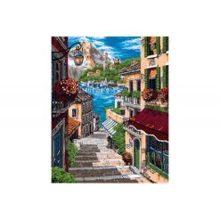 European Alley - Schilderen Op Nummer - 40 X 50 Cm