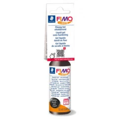 Fimo Deco Gel - Fimo Liquid - Zwart - 50 Ml