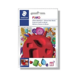 Fimo Kunststof Duwvorm "edelstenen"