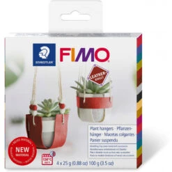 Fimo Leather DIY Plant Hangers Set
