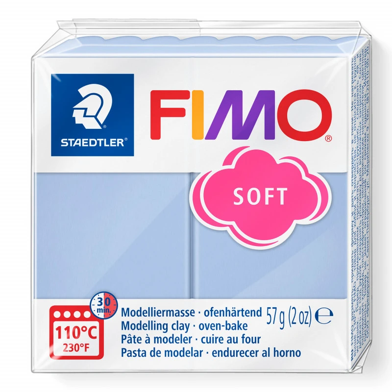 Fimo Soft Nr T30 Ochtendbries Blauw - Afbeelding 2