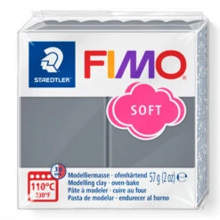 Fimo Soft Nr T80 Stormachtig Grijs