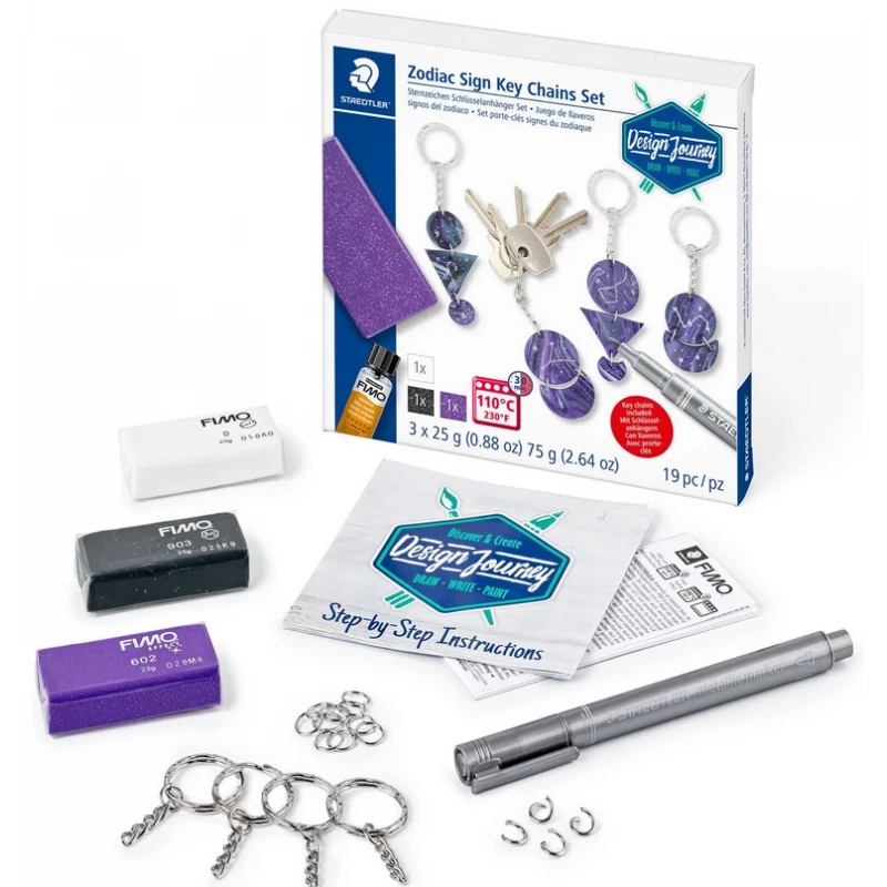 Fimo Sterrenbeeld Sleutelhanger Set - Afbeelding 2