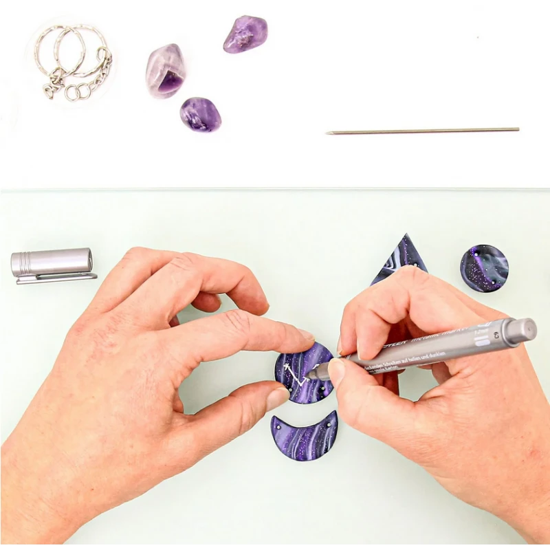 Fimo Sterrenbeeld Sleutelhanger Set - Afbeelding 3