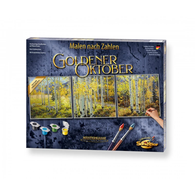 Gouden Oktober - Schipper Drieluik 40 X 120 Cm - Afbeelding 2