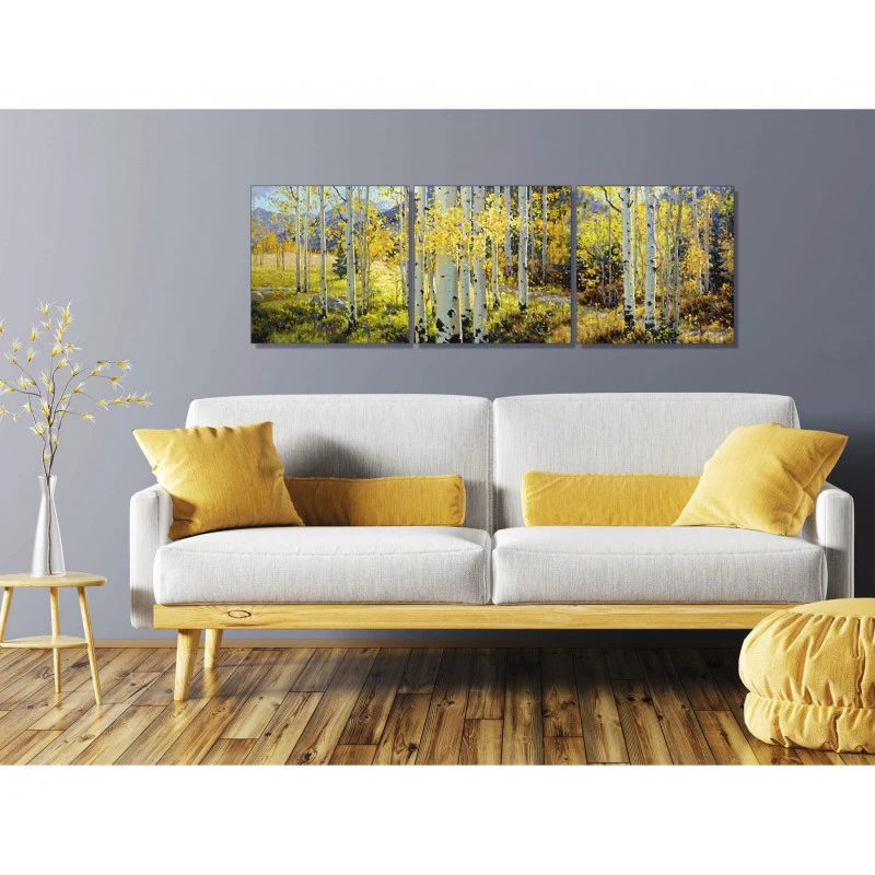 Gouden Oktober - Schipper Drieluik 40 X 120 Cm - Afbeelding 3