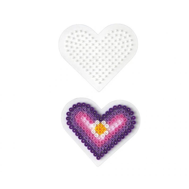 Grondplaat Hama Hart Kl. Transparant - Afbeelding 2