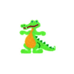 Grondplaat Hama Krokodil