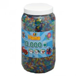 Hama 13.000 Strijkkralen In Pot Glitter