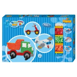 Hama Maxi Strijkkralen Giftbox 900 Stuks - Voertuigen Set 2