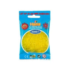 Hama Mini Kralen Kl 14 Geel Doorzichtig