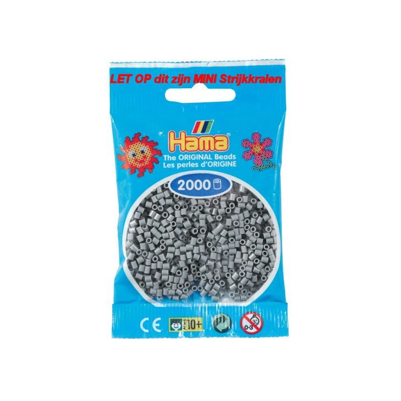 Hama Mini Kralen Kl 17 Grijs