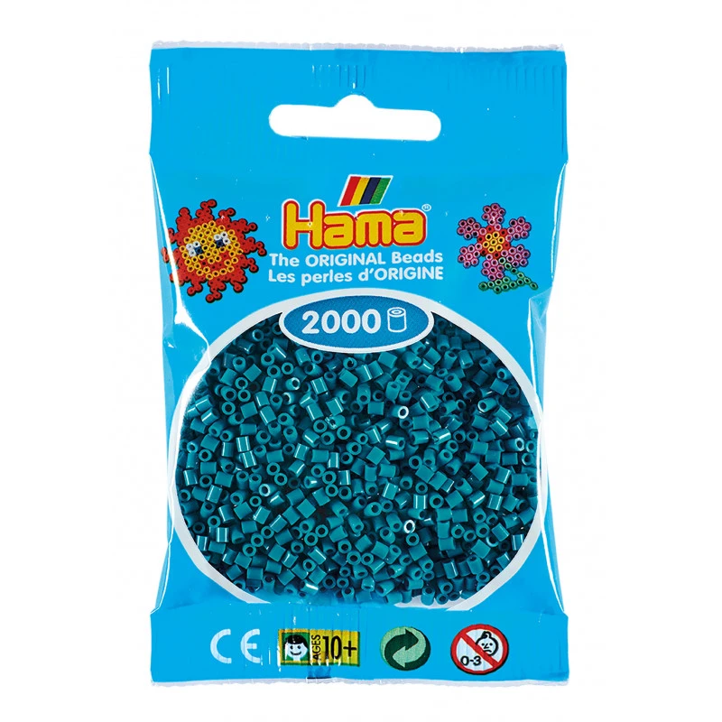 Hama Mini Kralen Kl 83 Petrol Blauw