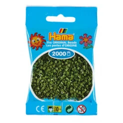 Hama Mini Kralen Kl 84 Olijf Groen