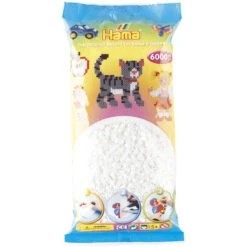 Hama Strijkkralen 01 Wit (6000 Stuks)