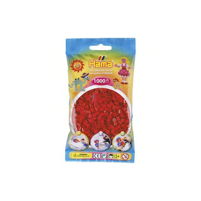 Hama Strijkkralen 22 Donkerrood