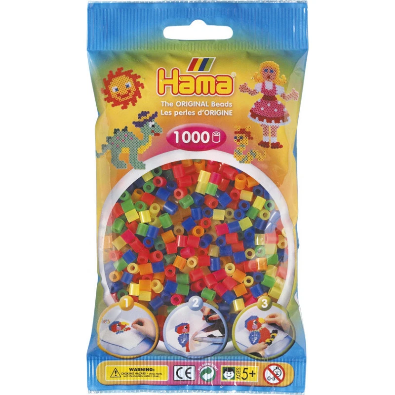 Hama Strijkkralen 51 Neon Mix
