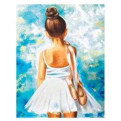 Little Ballerina - ITZ Schilderen Op Nummer 40 X 50 Cm