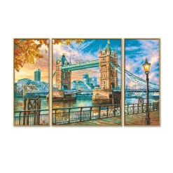 London Tower Bridge - Schipper Drieluik 50 X 80 Cm