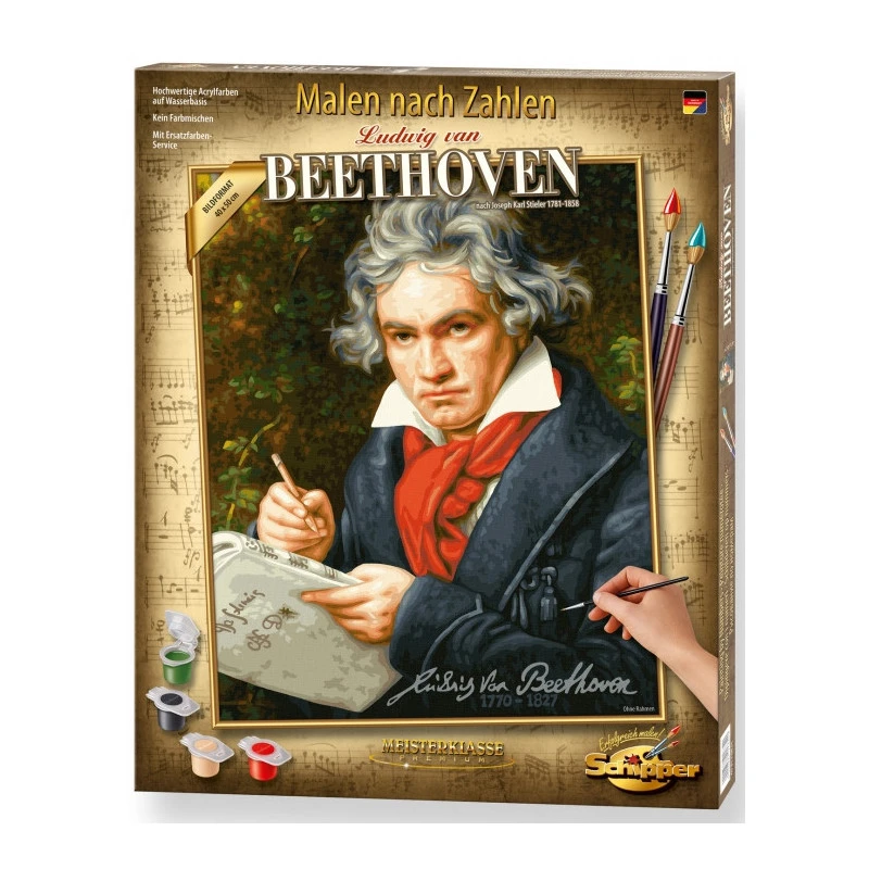 Ludwig Van Beethoven (1770-1827) - Schipper 40 X 50 Cm - Afbeelding 2