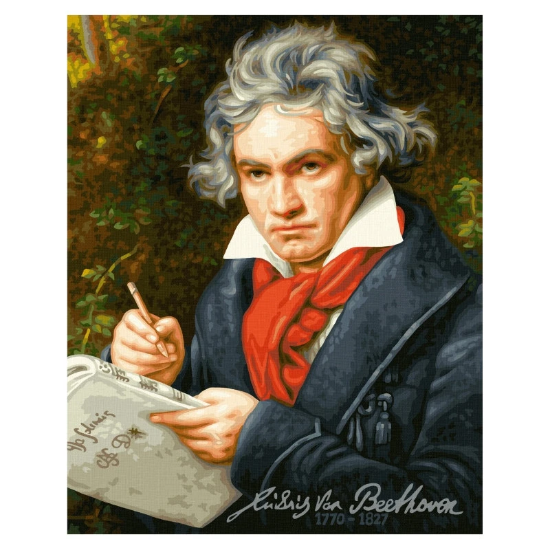 Ludwig Van Beethoven (1770-1827) - Schipper 40 X 50 Cm - Afbeelding 3