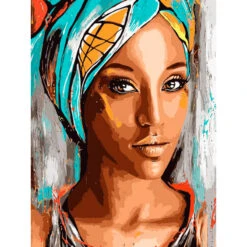 Oriental Beauty - ITZ Schilderen Op Nummer 40 X 50 Cm