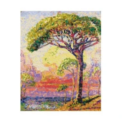Pine Henri Edmond Cross - Schilderen Op Nummer - 50 X 40 Cm