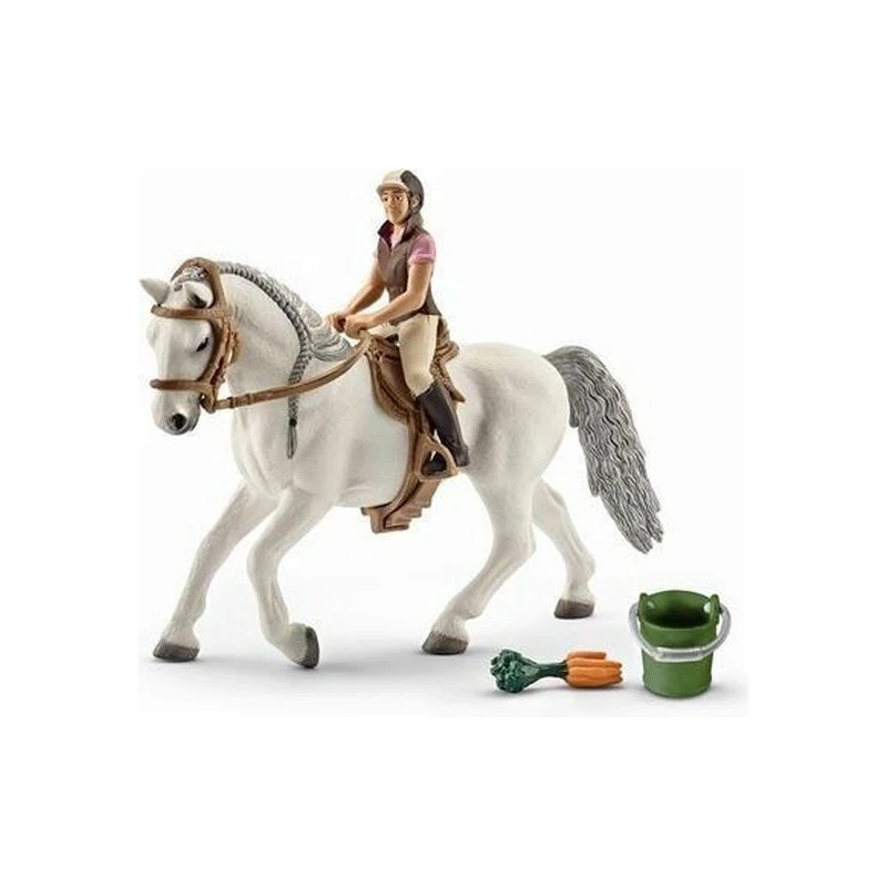Schleich 41433 Amazone Met Lipizzaner Merrie