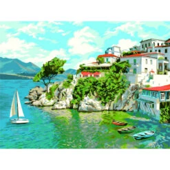 Skiathos - Schilderen Op Nummer - 40 X 50 Cm