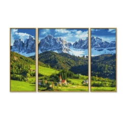 St. Magdalena In Zuid-Tirol - Schipper Drieluik 50 X 80 Cm