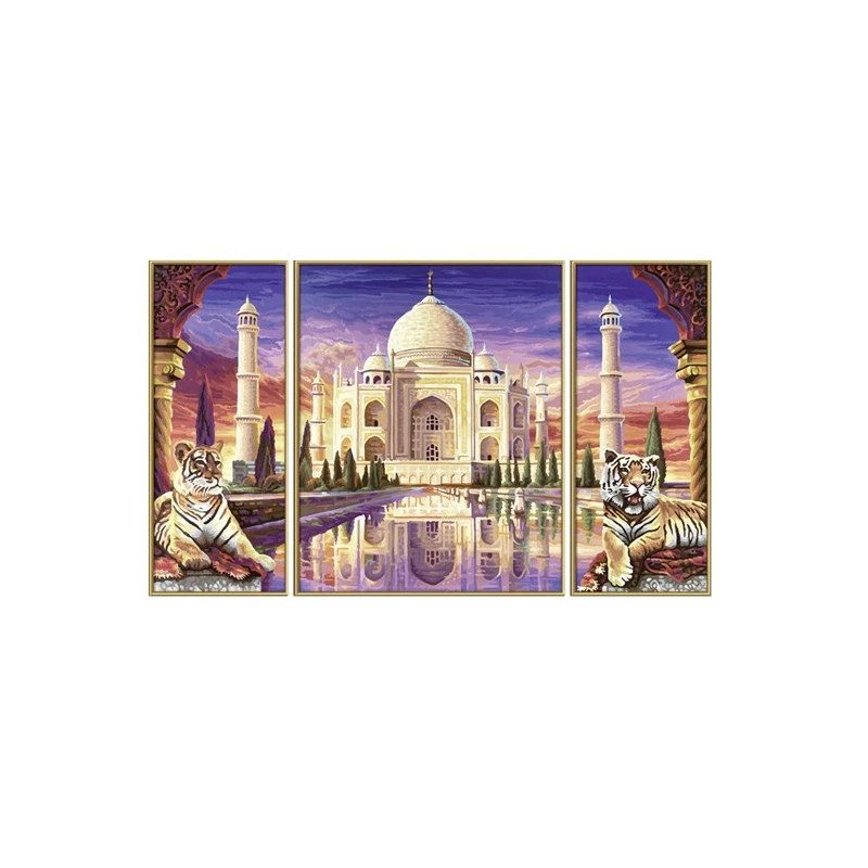 Taj Mahal - Schipper Drieluik 50 X 80 Cm