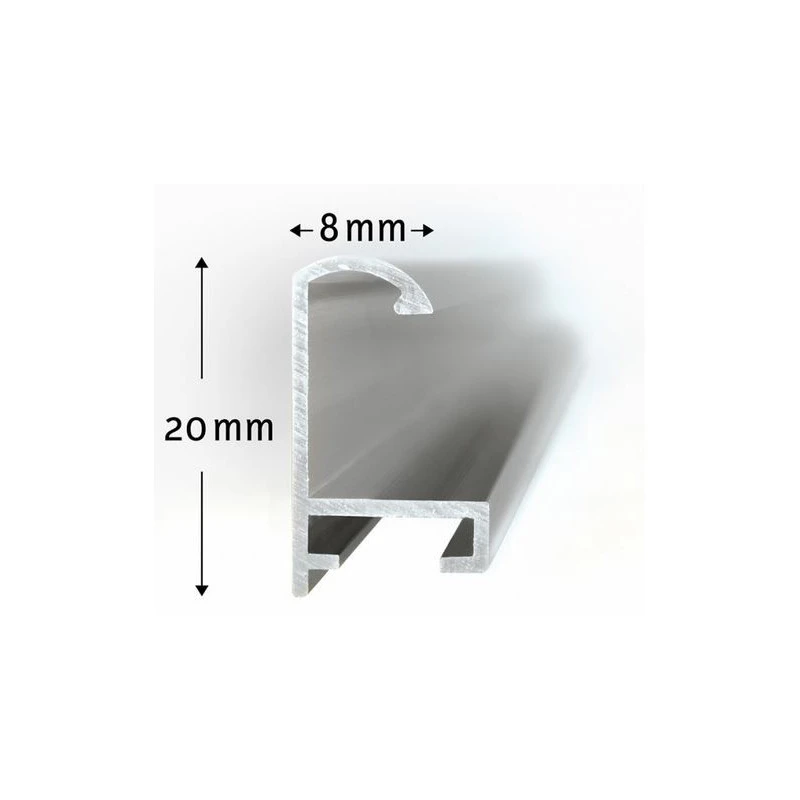 Zilverkl. Aluminium Lijst 40x80 Cm - Afbeelding 3