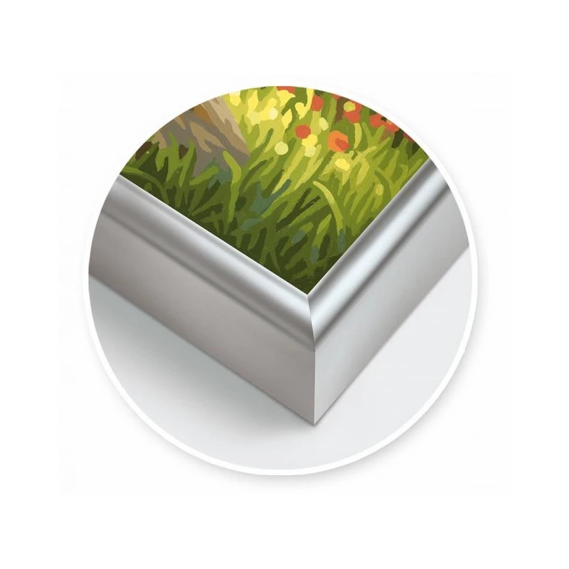 Zilverkl. Aluminium Lijst 40x80 Cm - Afbeelding 4