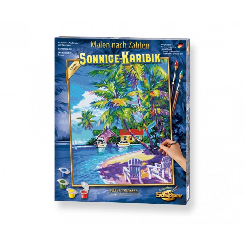 Zonnige Caraïbische Zee - Schipper 40 X 50 Cm - Afbeelding 3